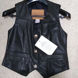 Kerr Leather vest.  Made in USA
